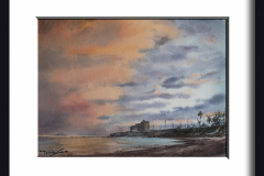 Atardecer-desde-la-playa-de-los-Jesuitas-Torre-de-la-Horadada